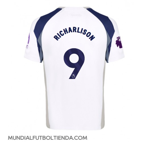 Camiseta Tottenham Hotspur Richarlison #9 Primera Equipación Replica 2025-26 mangas cortas